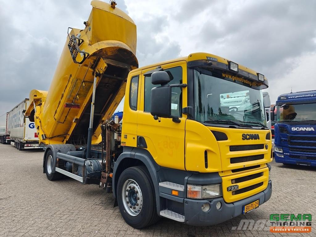 Scania P 230 B 4X2 Euro5 Day Cab - Haller S LF18m3 - Side Renovasjonsbil