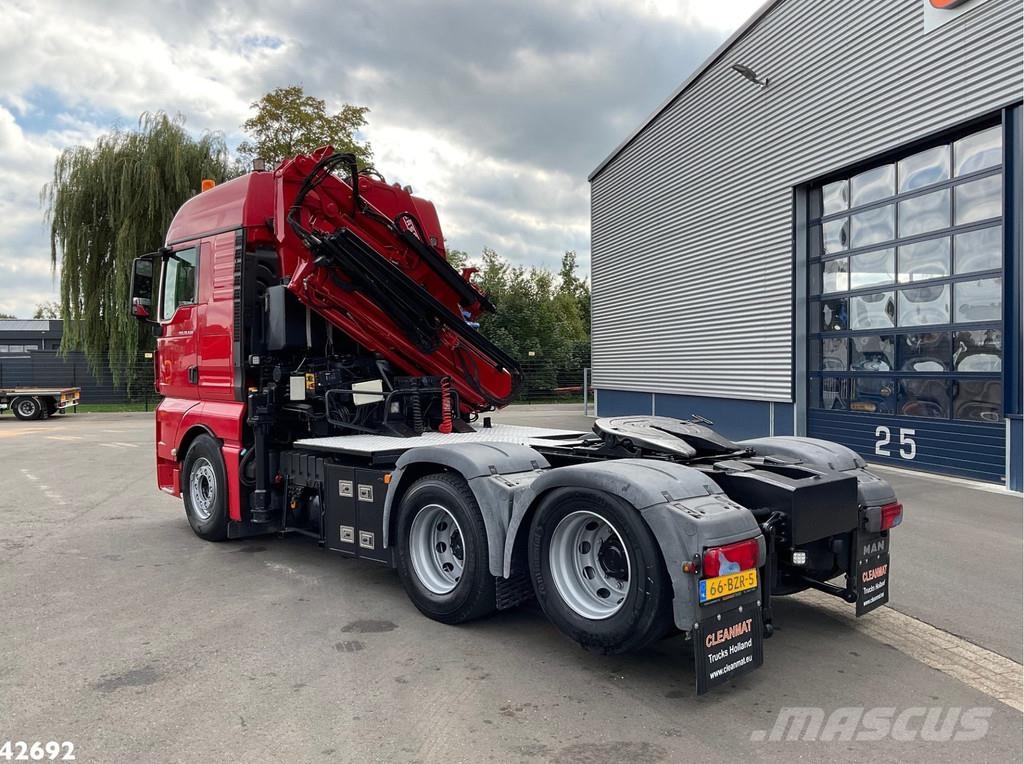 MAN TGX 28.440 Euro 6 Fassi 23 Tonmeter laadkraan + Fl Mobiilinosturit