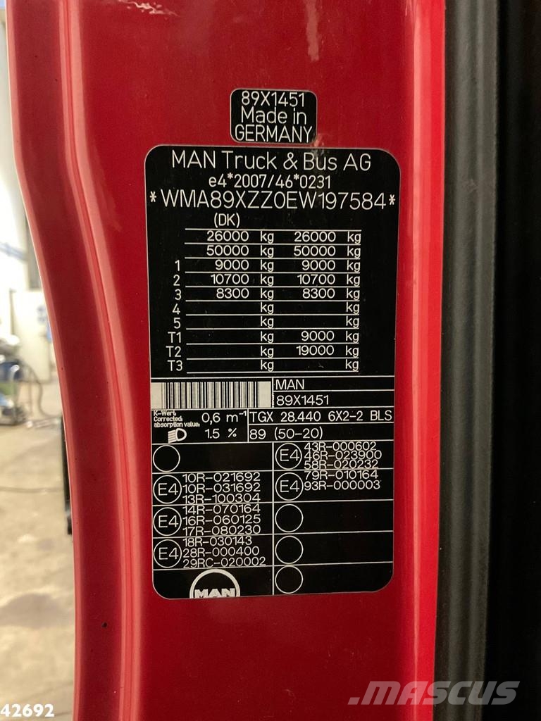 MAN TGX 28.440 Euro 6 Fassi 23 Tonmeter laadkraan + Fl Mobiilinosturit