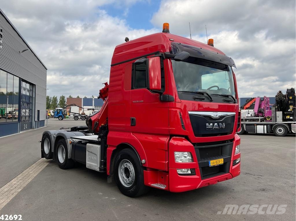 MAN TGX 28.440 Euro 6 Fassi 23 Tonmeter laadkraan + Fl Mobiilinosturit