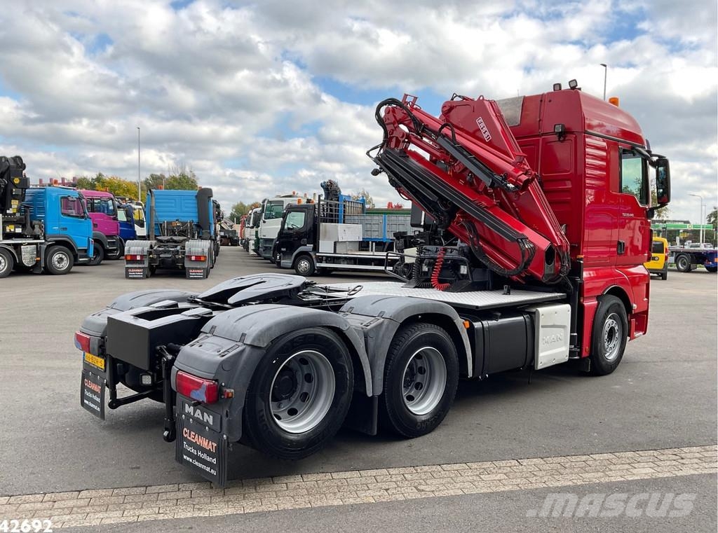 MAN TGX 28.440 Euro 6 Fassi 23 Tonmeter laadkraan + Fl Mobiilinosturit