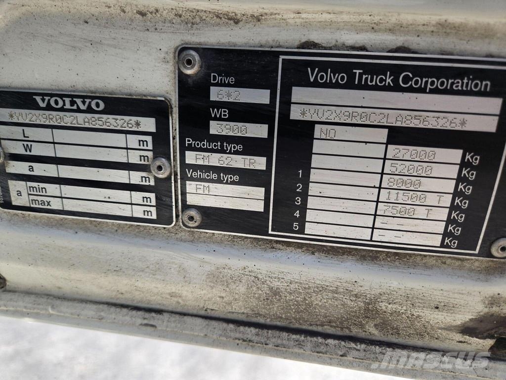 Volvo FM380 6X2 JOAB 2 CONTAINER Camiones portacubetas