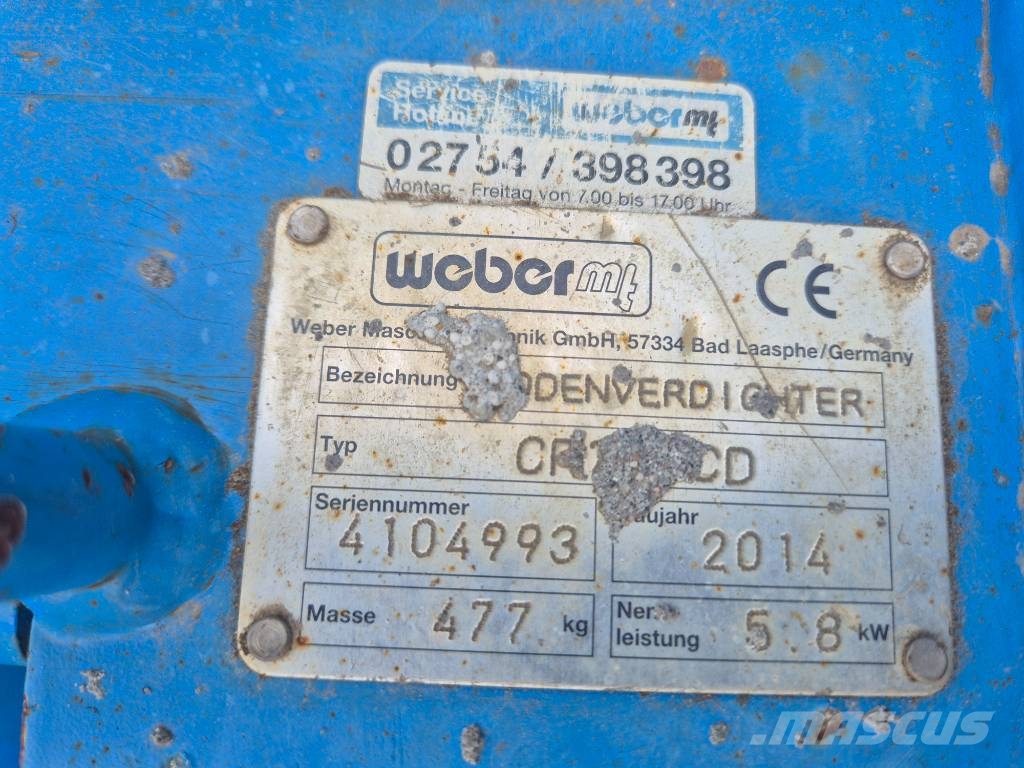 Weber CR7 C7 Trilplaat Vibro plošče