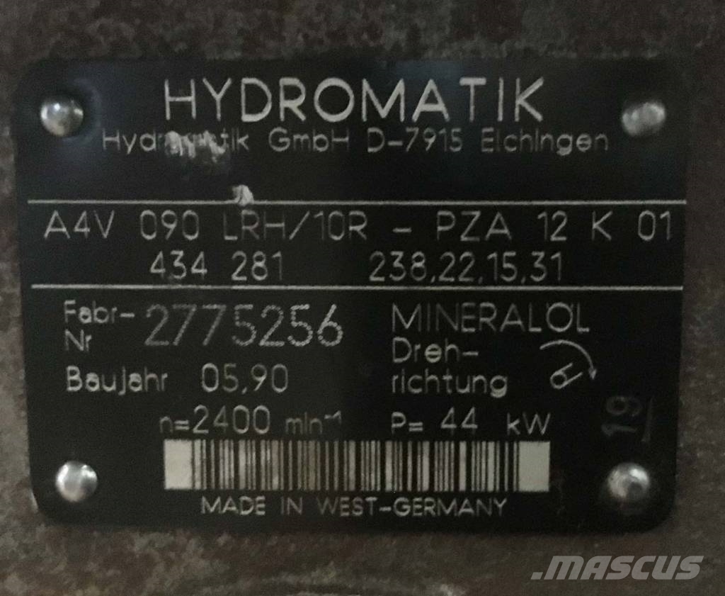 Hydromatik A4V090 Hidraulika