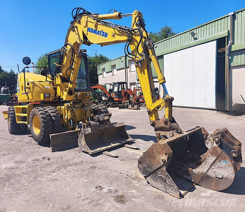 Komatsu PW 118 MR-8 حفارات بعجل
