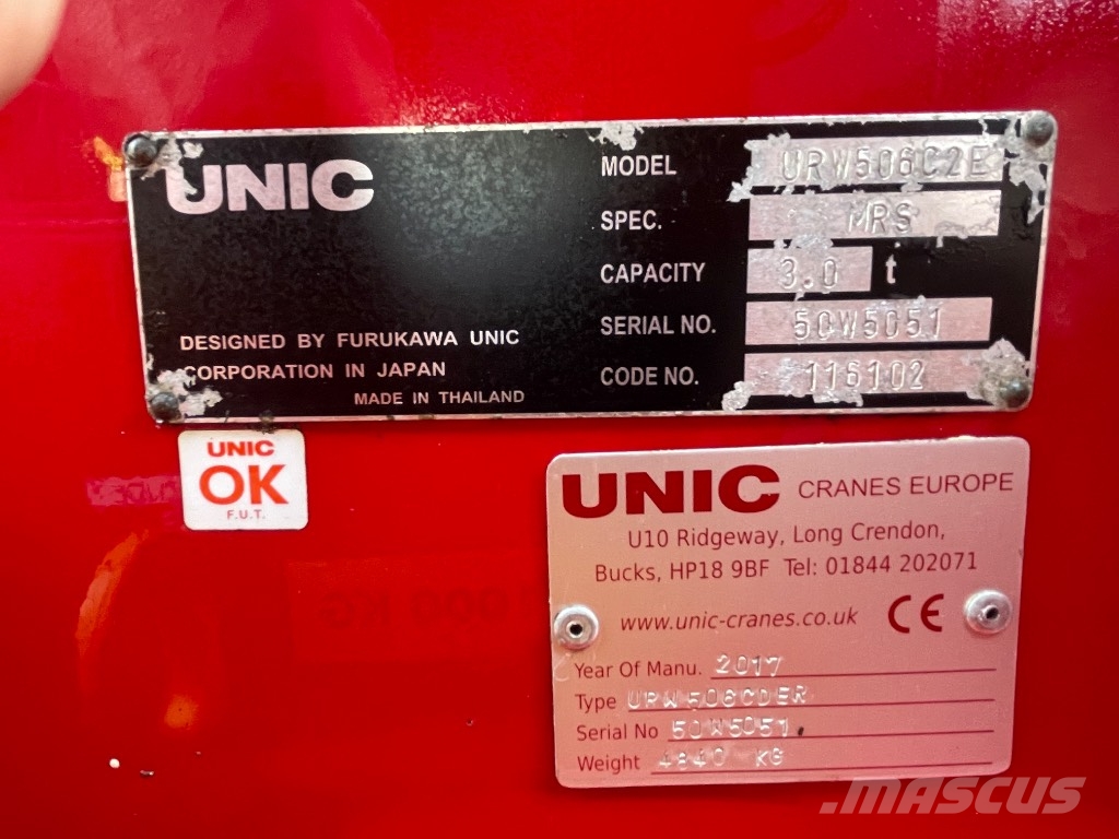 Unic URW 506 CDER Mini pacēlāji