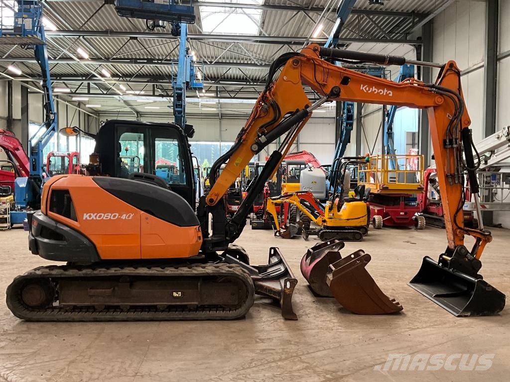 Kubota KX 080-4 A Midigraafmachines 7t - 12t