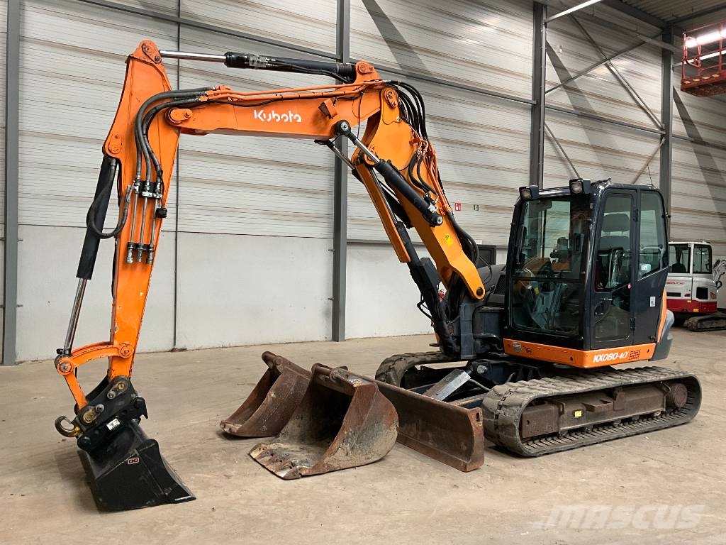 Kubota KX 080-4 A Midigraafmachines 7t - 12t