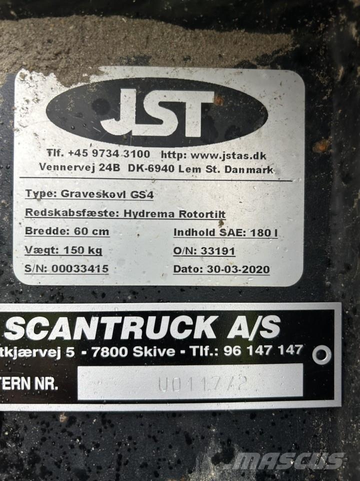  Øvrige Graveskovl, uden tænder دلاء