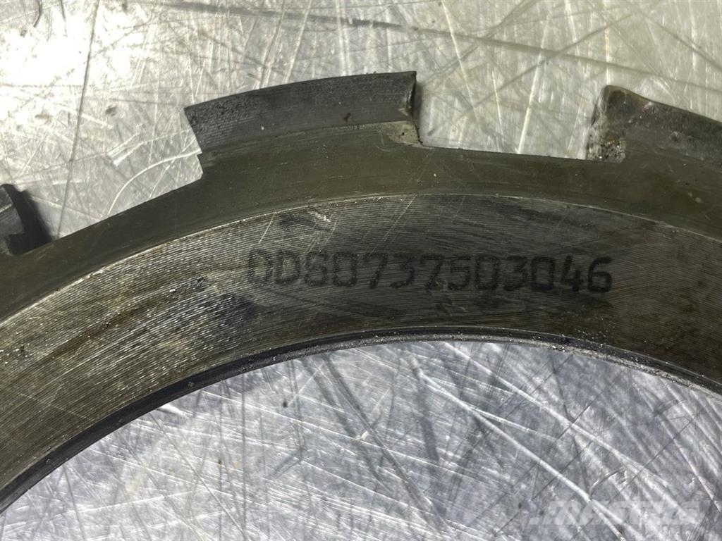 Liebherr L574-4635105/7615100-Slotted nut/Nutmutter/Plate Osi