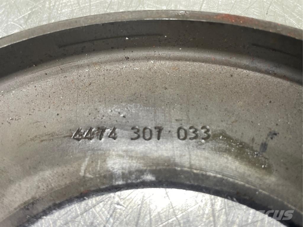 Liebherr L574-4635105/7615100-Slotted nut/Nutmutter/Plate Άξονες