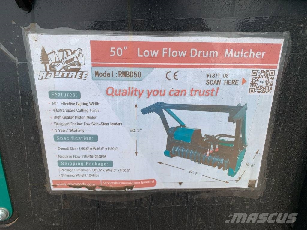 Raytree RMBD50 Mulcher Outros componentes
