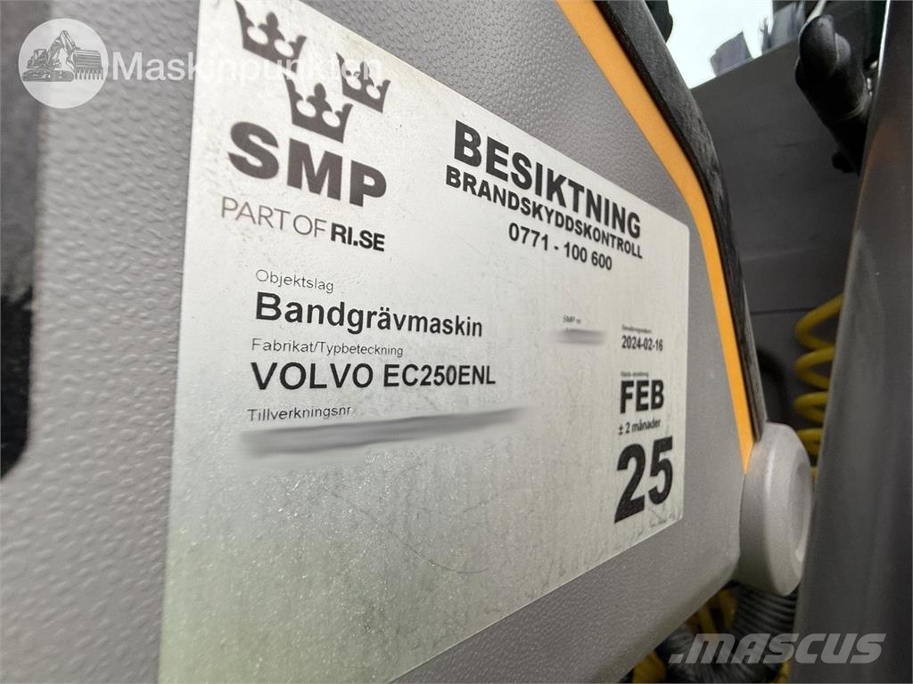 Volvo Ec250 NL Bagri goseničarji