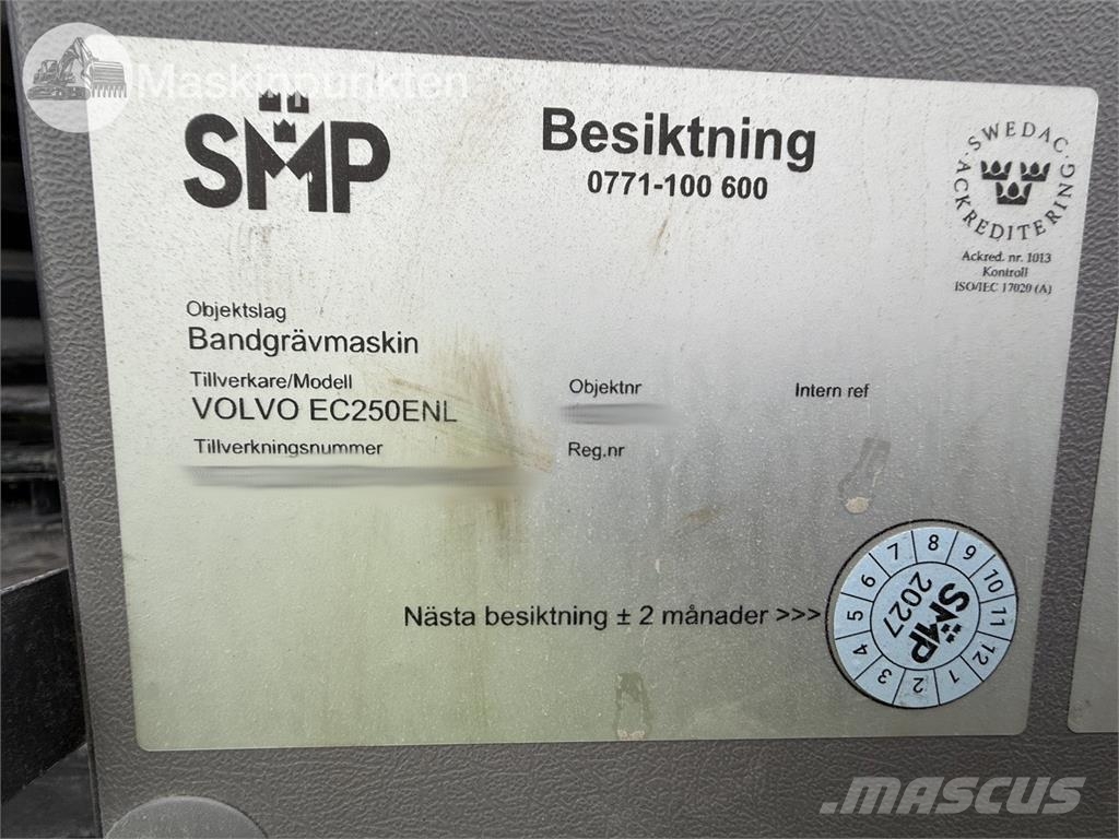 Volvo Ec250 NL Bagri goseničarji