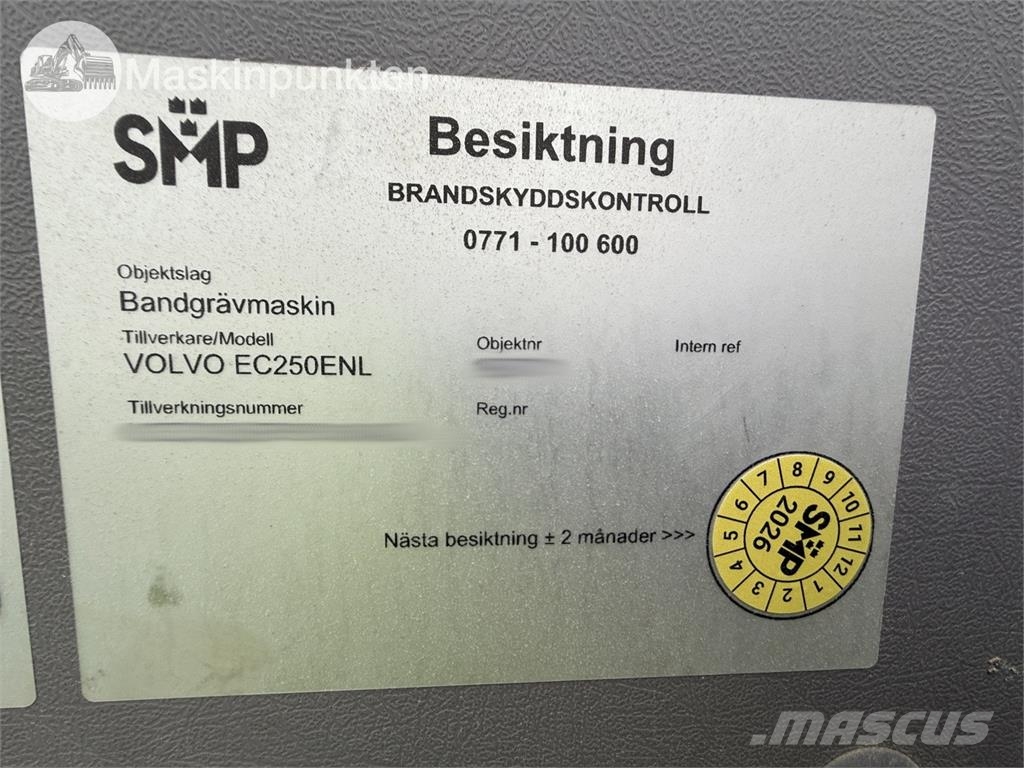 Volvo Ec250 NL Bagri goseničarji