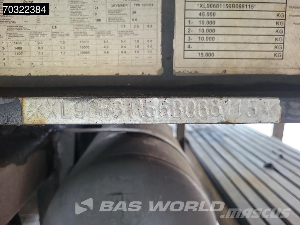 Vogelzang 1766 2/2 Lift Axle + 2x Steering Axle APK 03/2027 Flatbed/Dropside semi-trailers