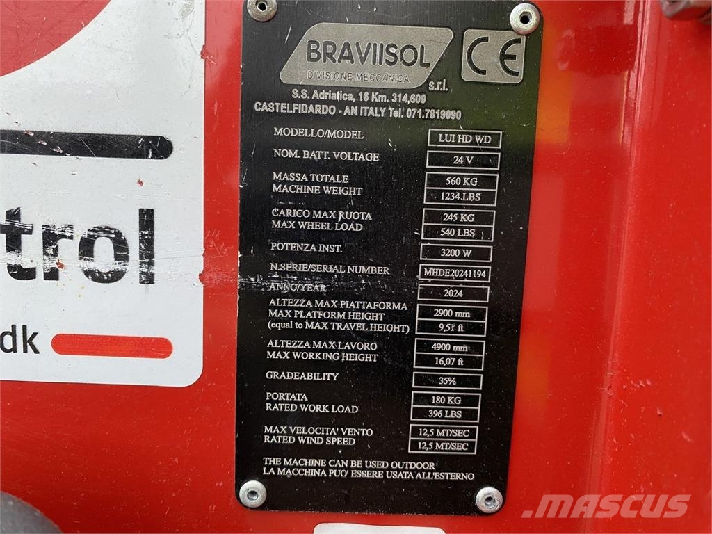 Bravi Leonardo HD Ανυψωτήρες με κατακόρυφους πυλώνες