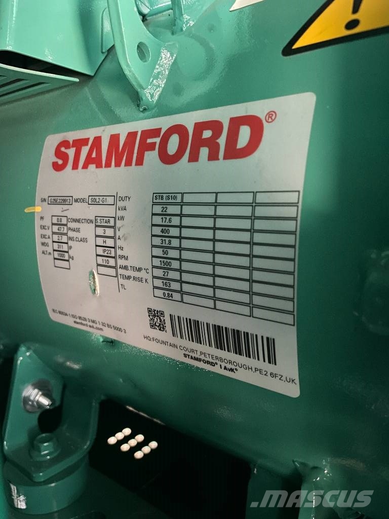 Cummins C22D5Q - 22 kVA Generator - DPX-18501-Q Generadores diésel
