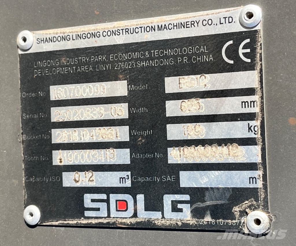 SDLG ER636H حفارات وسط 7 طن - 12 طن