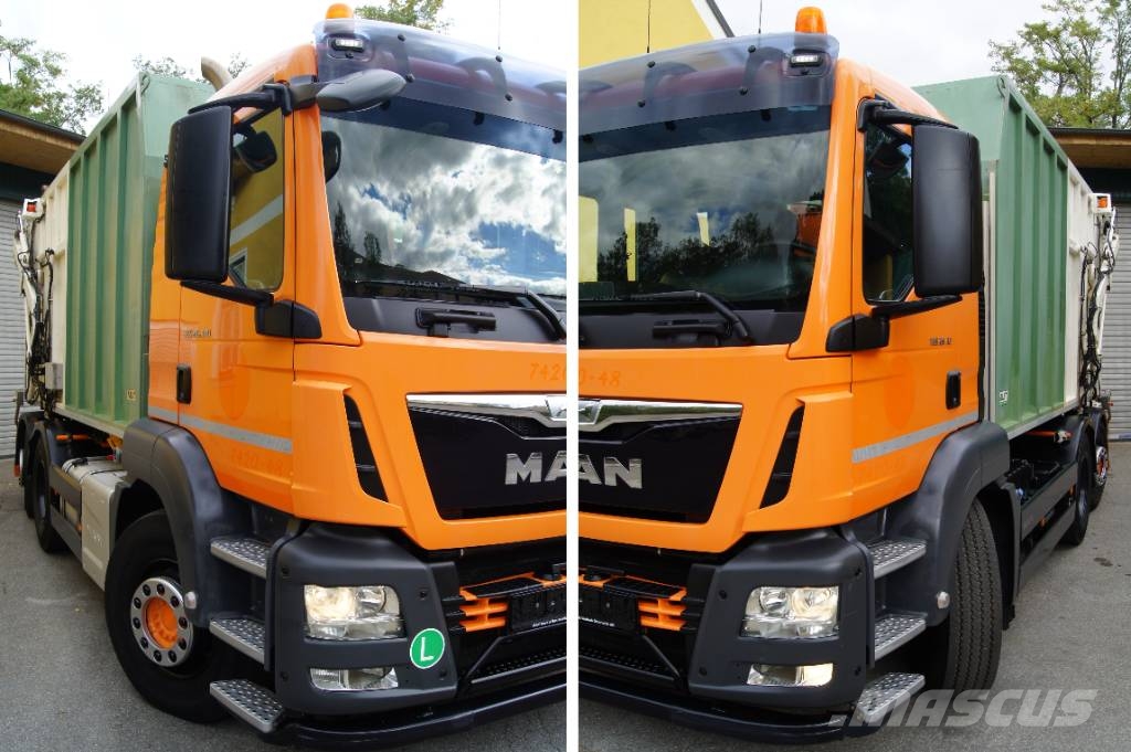 MAN TGS 26.320 BL 6x2-2/ MUT Glassammelwagen/Euro 6 مركبات الأغراض العامة