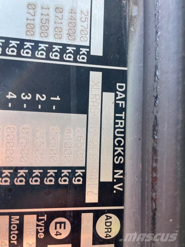 DAF FAR XF 105.510 preprava zvierat 6x2 retarder autom Camiones de ganado