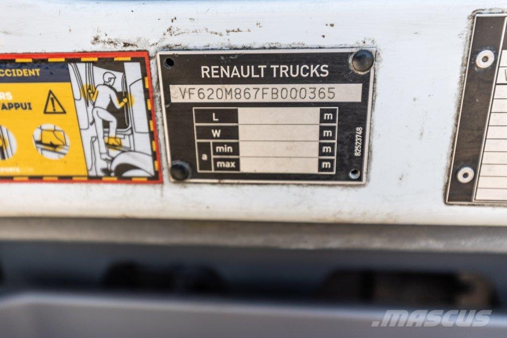 Renault D26.320-6x2+DHOLLANDIA 2T. Camiones con caja de remolque