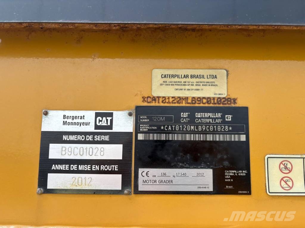 CAT 120 M VHP (CE certified - verified low hours) Gréderek