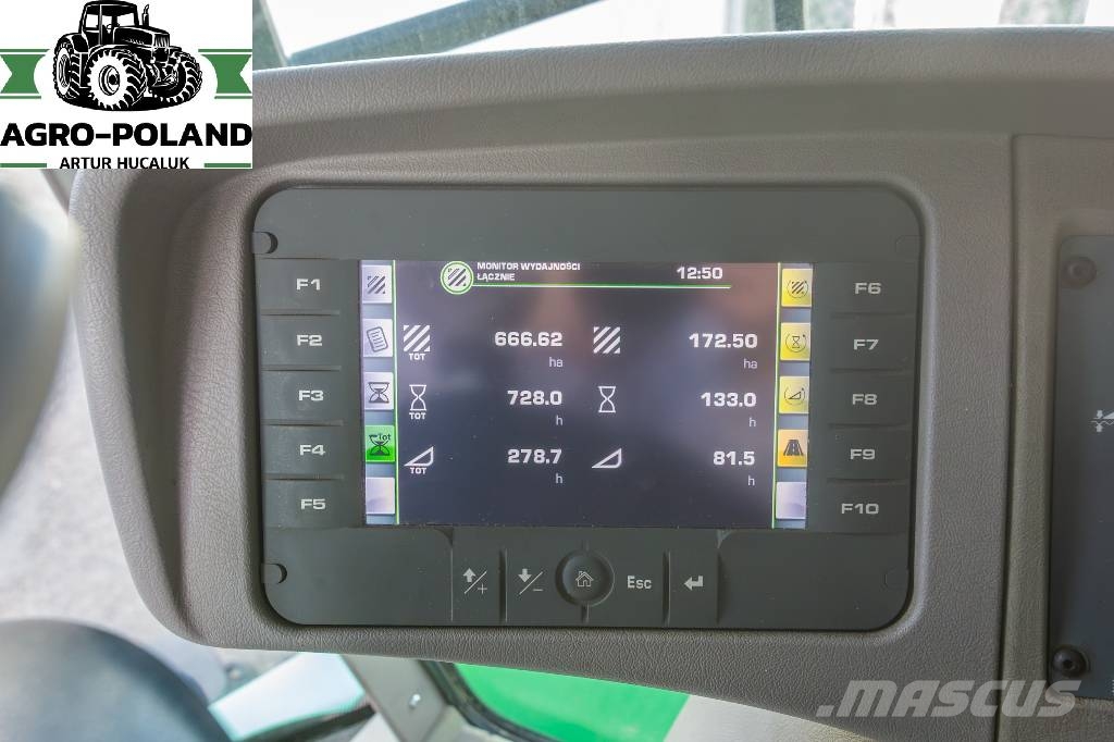 Deutz-Fahr C9206 TS - 2016 ROK - 278 H / 666 HA - 7.5 M VARIO حصادات