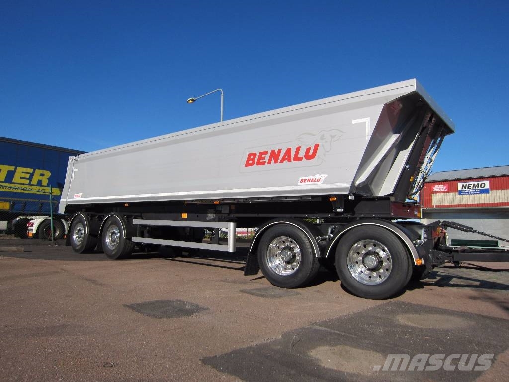 Benalu Siderale 38 ton VIKT 6,5 TON , 30 kbm Tippsläpvagn Bañera