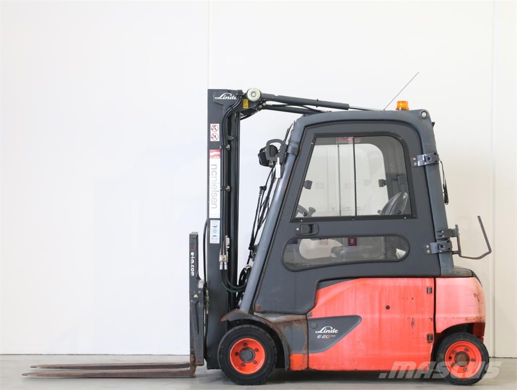 Linde E20PL-386 Elektriniai šakiniai krautuvai