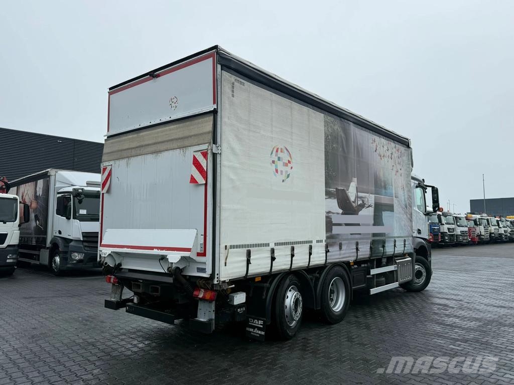 Mercedes-Benz Antos 2640 6x2 Euro 6 – Schuifzeil – Schuifdak – B Kofferaufbau