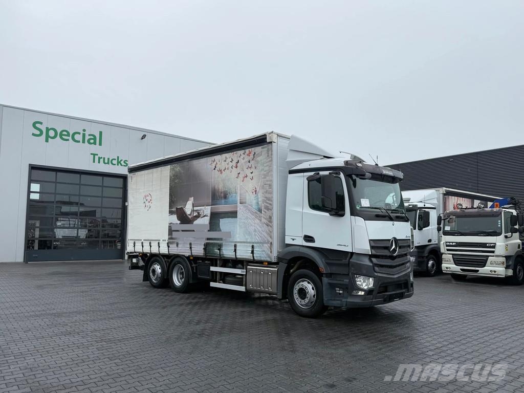 Mercedes-Benz Antos 2640 6x2 Euro 6 – Schuifzeil – Schuifdak – B Kofferaufbau