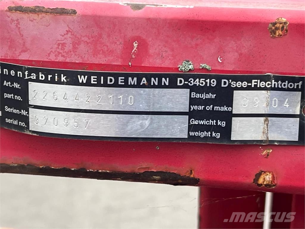 Weidemann Hubgerüst Hochlader Ballen Kmetijski teleskopski nakladalci