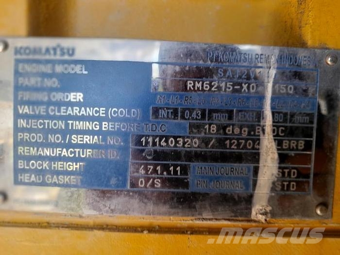 Komatsu SA12V140 Transport - Övriga
