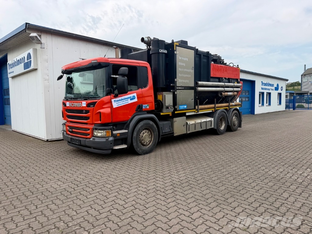 Scania P 450 6x2 E 6 mit DISAB DL 10 Vacturion Saug- und Druckwagen