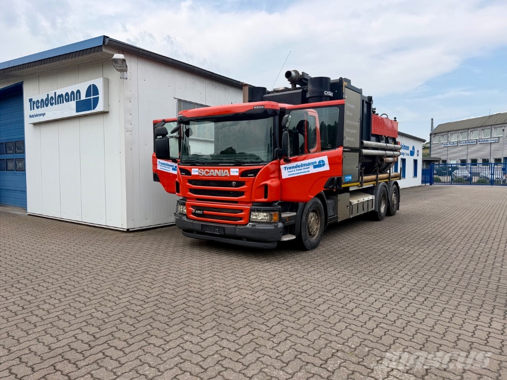 Scania P 450 6x2 E 6 mit DISAB DL 10 Vacturion Saug- und Druckwagen