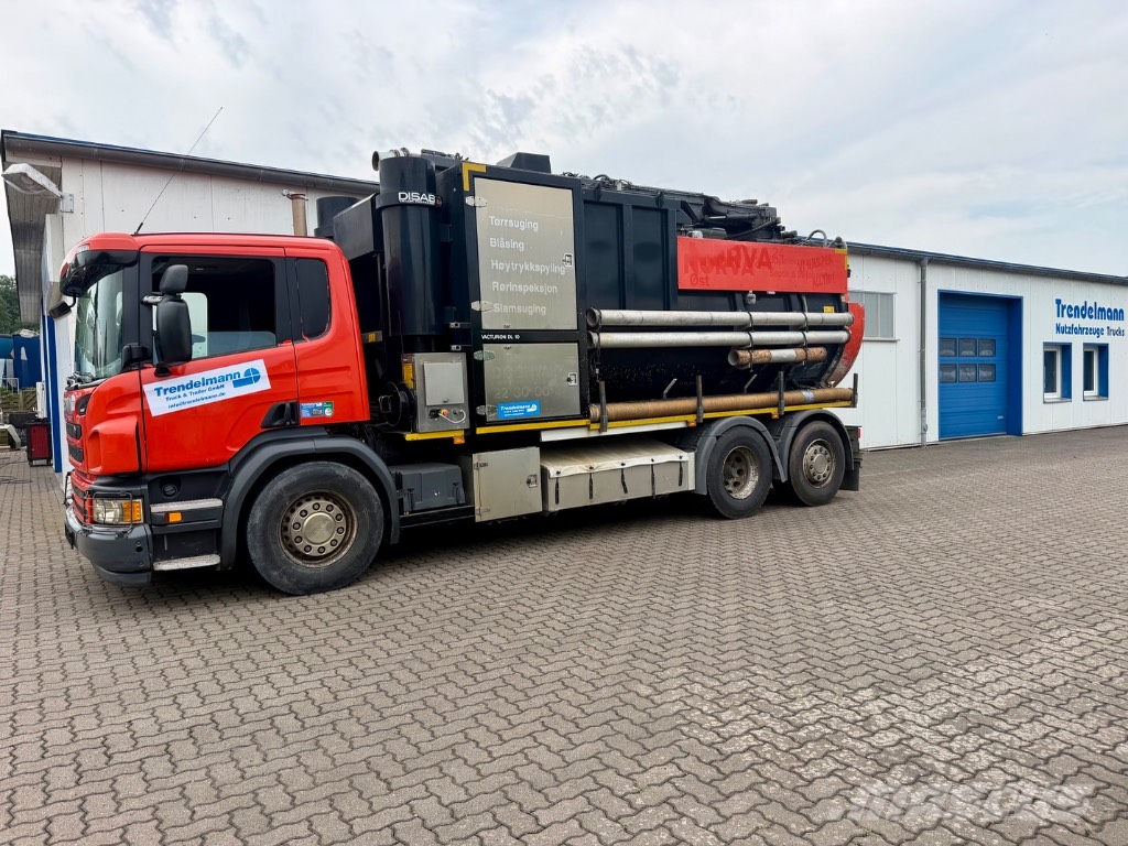 Scania P 450 6x2 E 6 mit DISAB DL 10 Vacturion Saug- und Druckwagen