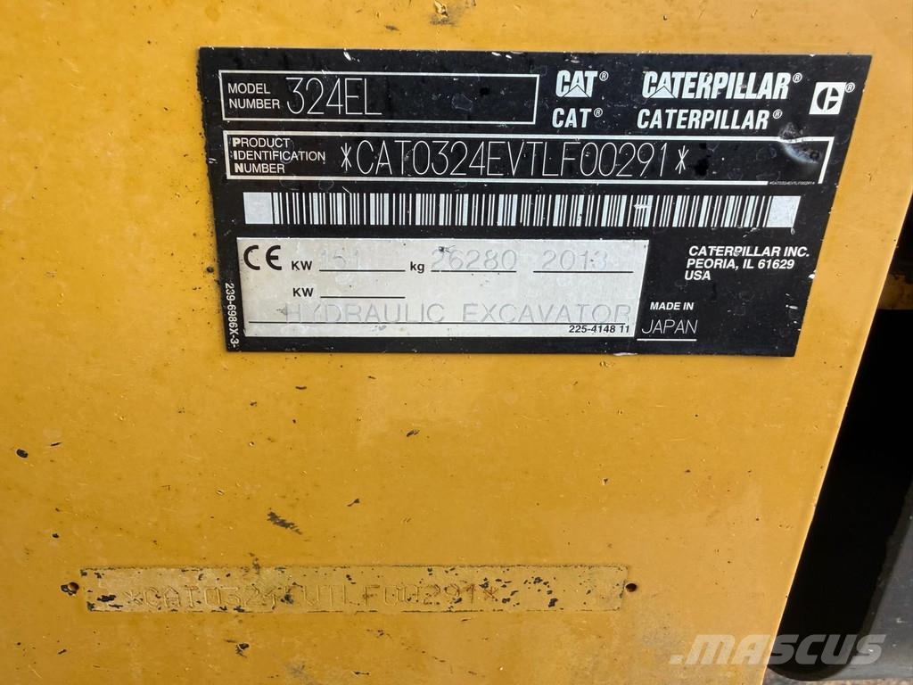 CAT 324 E . Excavadoras sobre orugas