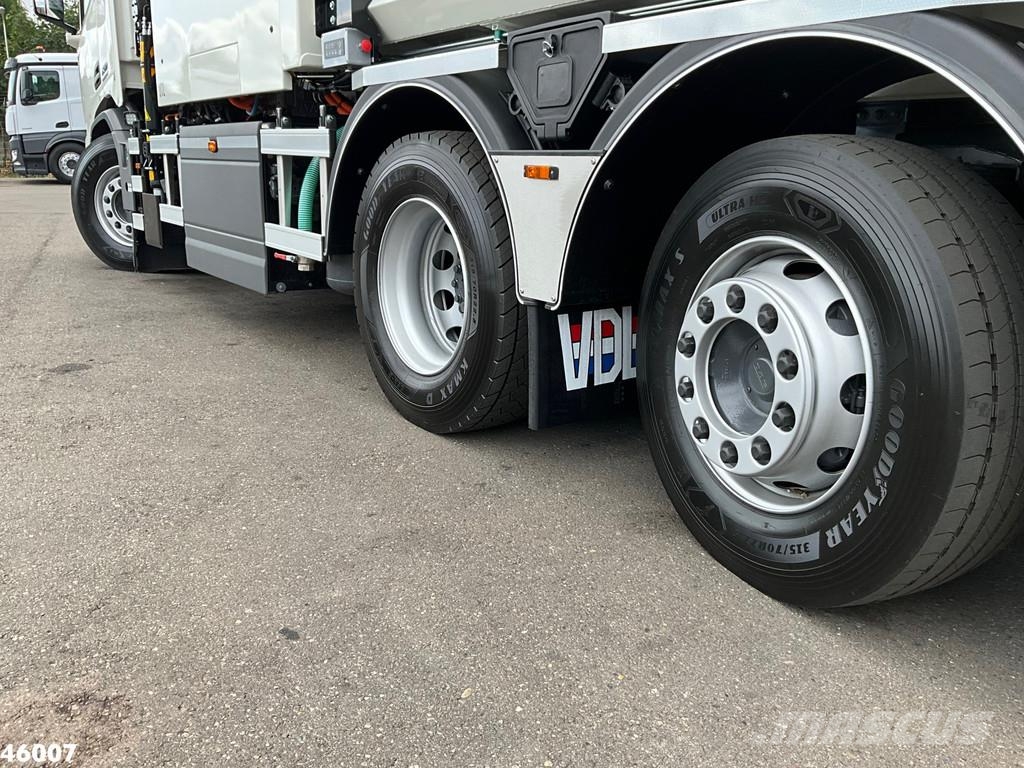 DAF FAG XD 220 Hiab 23 Tonmeter laadkraan FULL ELECTRI Šiukšliavežės