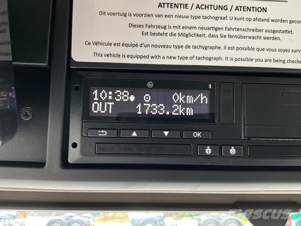 DAF FAG XD 220 Hiab 23 Tonmeter laadkraan FULL ELECTRI Šiukšliavežės