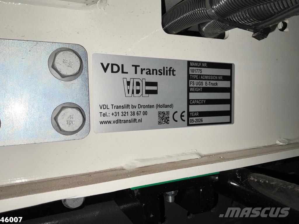 DAF FAG XD 220 Hiab 23 Tonmeter laadkraan FULL ELECTRI Šiukšliavežės