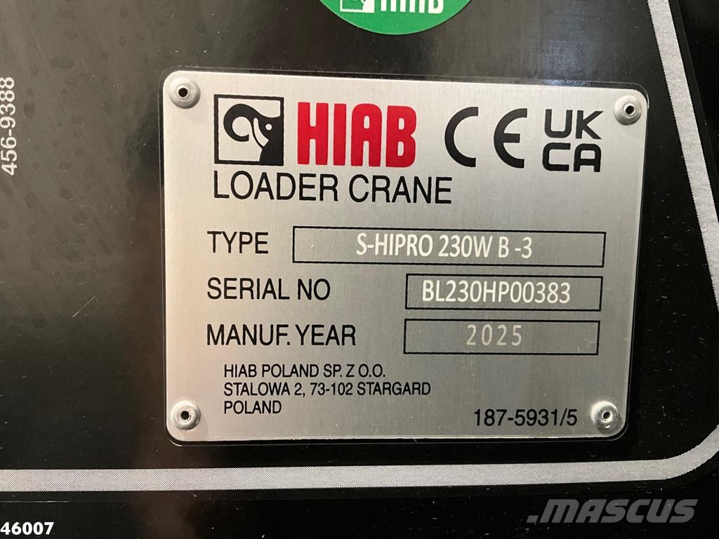 DAF FAG XD 220 Hiab 23 Tonmeter laadkraan FULL ELECTRI Šiukšliavežės