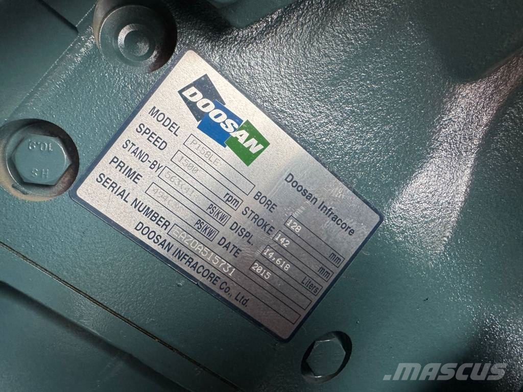 Doosan 2x 400 KVA Stromaggregat Doosan Notstromaggregat 柴油發電機
