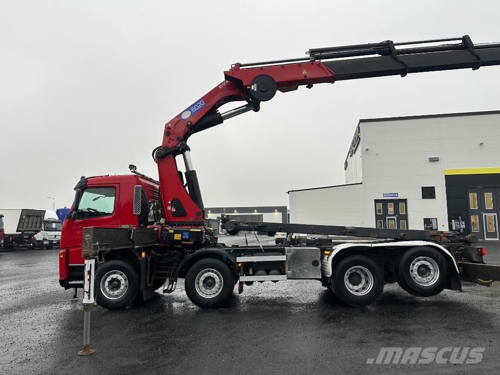 Volvo FM13. HMF 6020-K8 Truck mounted cranes