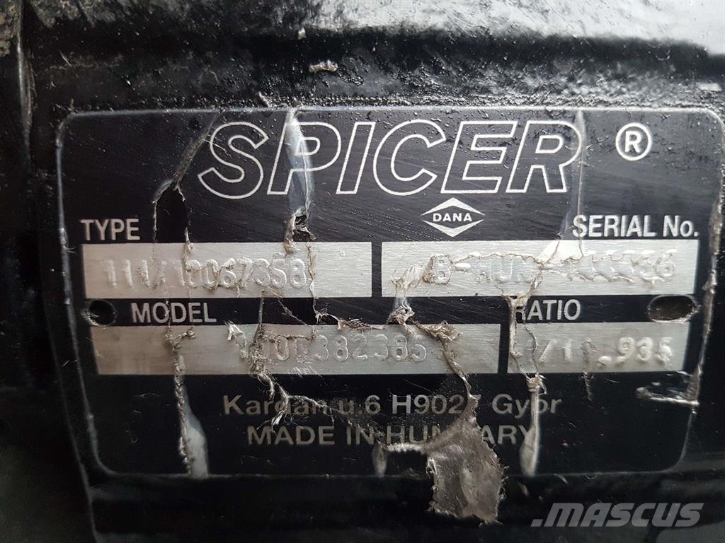Wacker Neuson -Spicer Dana 111/10067358-1000382385-Axle/Achse/As Akselit