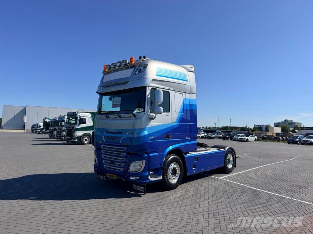 DAF XF 480 FT Compressor, 9t front axle, stand airco وحدات الجر