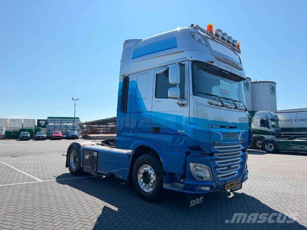 DAF XF 480 FT Compressor, 9t front axle, stand airco وحدات الجر
