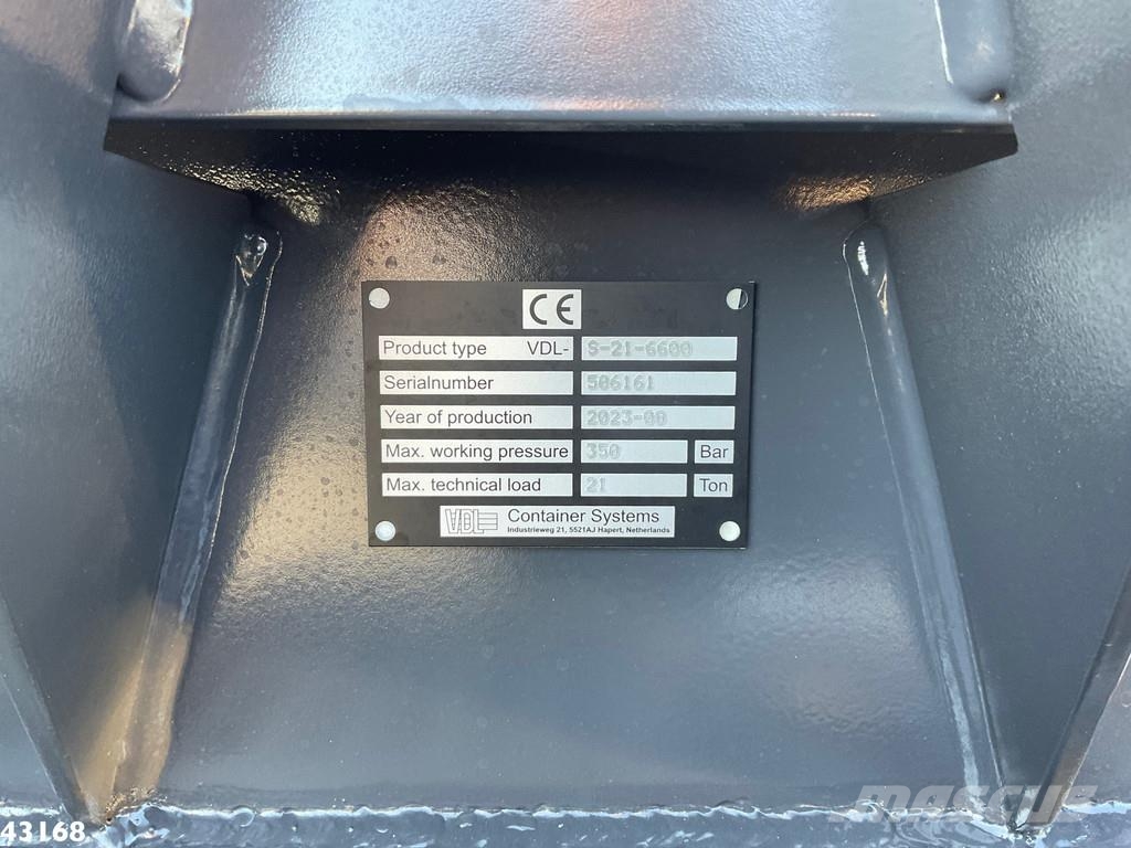 Volvo FM 430 VDL 21 Ton haakarmsysteem Lastväxlare/Krokbilar