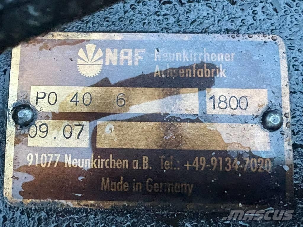 Ponsse NAF P0 40 6 Rastos, correntes e material rodante