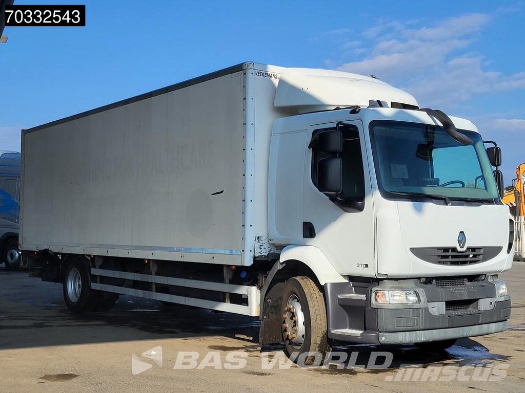 Renault Midlum 270 4X2 18tonner 2000kg Ladebordwand Automa Bakwagens met gesloten opbouw